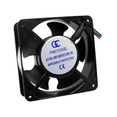 Imagem de Ventilador Cooler Ventoinha Gc Metálico 120x120x38 110v 220v - Evoluti