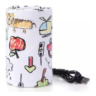 Imagem de Aquecedor Mamadeira Leite Bebe Passeio Usb Portátil - Geral, 110V/220V