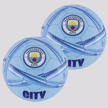 Imagem de Kit 2 Bolas Machester City Estádios Campo Azul - Sportcom, 05