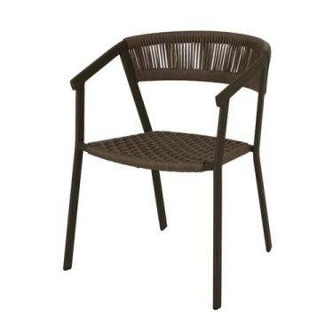 Imagem de Cadeira Poltrona Corda Náutica e Alumínio Área Externa e Interna - Nos