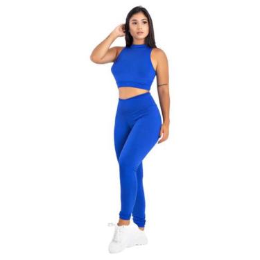 Imagem de Conjunto Fitness Top + Calça Suplex Feminina Legging  MAG853_900 - Dak
