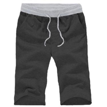 Imagem de Bermuda de moleton masculina fitness - Wooks, G, Cinzagrafite