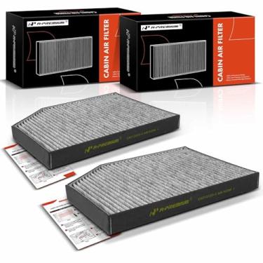 Imagem de A-Premium Filtro de ar de cabine de 2 peças com carvão ativado compatível com BMW 330i, 330i xDrive, X3, 430i, 430i Gran Coupe, 430i xDrive, 230i, X4, Z4, i4, M240i, M3 e Toyota GR Supra