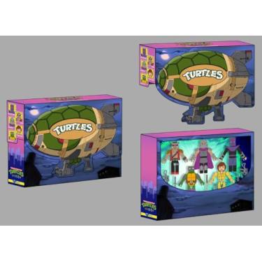 Imagem de Teenage Mutant Ninja Turtles: Turtle Blimp Deluxe Minimates Box Set