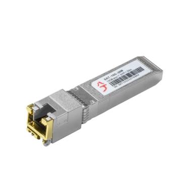 Imagem de XikeStor Transceptor 10GBase-T SFP+ para RJ45, módulo de cobre SFP+ para Ethernet, até 30 m, Plug and Play, compatível com Cisco, Meraki, Ubiquiti, Fortinet, Mikrotik, Netgear, TP-Link e mais