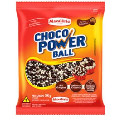 Imagem de Chocopower Ball Micro Mavalerio 500g Ao Leite E Branco - Mavalério