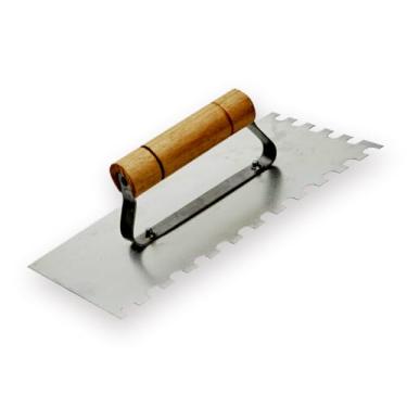 Imagem de Desempenadeira Dentada Aço Cabo Madeira Alvenaria 120x240mm