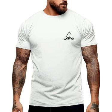 Imagem de Camiseta Montanha Triangulo Manga Curta Gola Redonda Shopping Academia