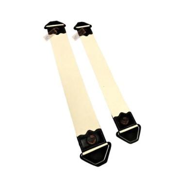 Imagem de Barrigueira Faixa de Algodão argolas INOX CAVALO CRIOULO - SELARIA SER