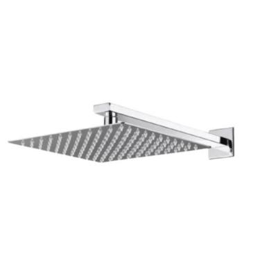 Imagem de Ducha Cromada Slim Quadrada Em Inox Para Teto - SOLLUX