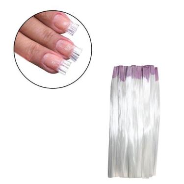 Imagem de Fibra de Vidro Selada e Cortada Fio a Fio Alongamento de Unhas, 25 Uni