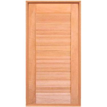 Imagem de Porta de Madeira Tóquio Maciça Cedro Arana Casmavi, 80cm x 210cm