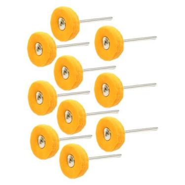 Imagem de Kit Com 10 Rodas Pano 22mm Polimento Para Micro Retifica - PIATC   