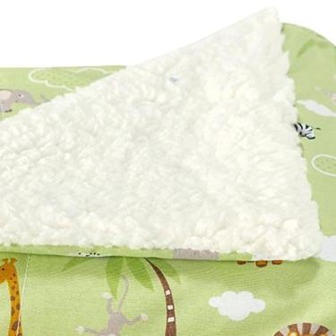 Imagem de coberdrom sherpinha para bebê  - estampas variadas - mateus, Verde