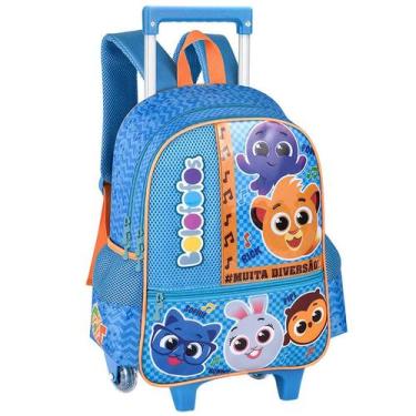 Imagem de Mochila carrinho infantil 2 em 1 16" Bolofofos - ABR
