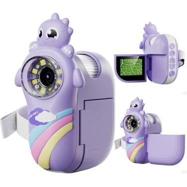 Imagem de Microscópio infantil, microscópio digital portátil para crianças, funções de foto e vídeo, tela LCD de 5 cm, presentes de aniversário de Natal e ciência educacional para crianças com mais de 3 anos -
