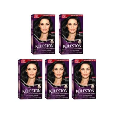 Imagem de Coloraçao Koleston 1.0 Preto Infinito - Kit C/5Un