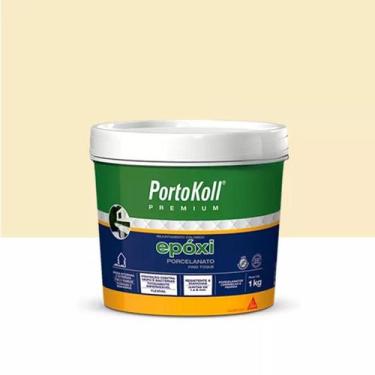 Imagem de Rejunte Portokoll Epóxi 1kg Champanhe