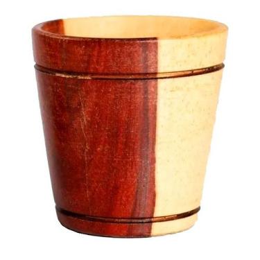 Imagem de Copinho de Pau Madeira 6x4cm - Colheres de Pau