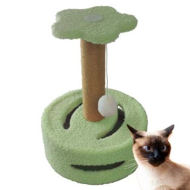 Imagem de Arranhador para Gatos Bola Brincadeira Arranhar Brincar Pet Shop Sisal