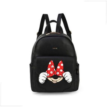 Imagem de Mochila Mickey Mouse E Minnie De Costas Original Casual - Luxcel, Minn