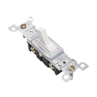 Imagem de WeiLaiKeQi Interruptor de parede de alternância 120VAC/15A Cozinha elétrica Home Office Fácil instalação Pólo único Interruptor de alternância de aterramento, Sem Painel