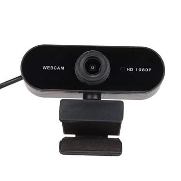 Imagem de Webcam USB 1080P Com Rotação de 360° e Telefone para Videoconferência e Streaming, Compatível Com Vários Sistemas (Foco manual verdadeiro em 1080P)
