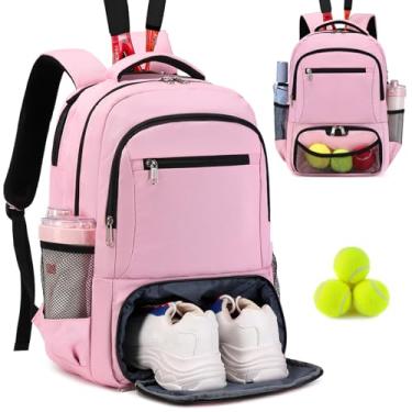 Imagem de ACESAK Mochila De Tênis Bolsa De Tênis Para Mulheres Homens-Bolsa De Tênis Contém 2 Raquetes, Badminton Squash, Bolas De Remos De Pickleball