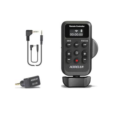 Imagem de Aodelan Controle remoto da filmadora para Sony e Canon com conector de 2,5 mm ou conector remoto, zoom de vídeo, foco, IRIS e gravação compatível com Sony PXW-Z280, Z190, Z90, Z150, z100, Z1C, Z5C,