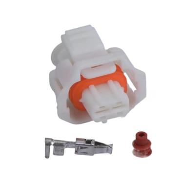 Imagem de 2 pinos (3.5) plugue elétrico fêmea à prova d'água 1 928 403 976 conector de cablagem automotiva cor branca 1928403976 1928403878