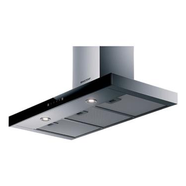 Imagem de Coifa De Parede 90cm Touch On Glass Vidro 127v - Brastemp