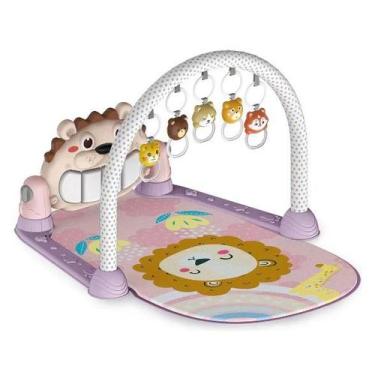 Imagem de Tapete de Atividades Bebê Piano Musical Baby Rosa - Fun Game