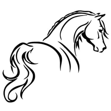 Imagem de Adesivo decorativo cavalo cowboy parede Sertanejo sala quarto