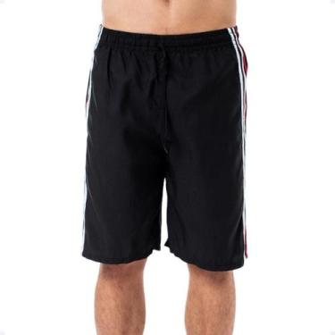 Imagem de Bermuda Masc Tactel Leve Esportivo Plus Size Verão Praia 381 - Geral, 
