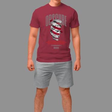 Imagem de Camisetas Básica Masculina Casual Manga Curta Gola Redonda - Rodliwes,