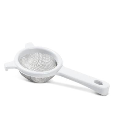 Imagem de Brinox - Peneira em Aço Inox com Cabo ABS Ø7cm Top Pratic - Branco
