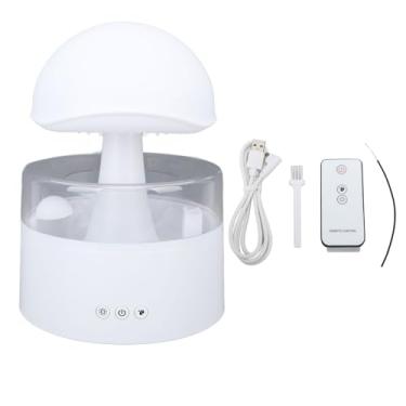 Imagem de Umidificador de Nuvens de Chuva, 500 Ml Multifuncional Silencioso Hidratante água Pingos de Chuva Nuvens Difusor Com 7 Luz de Cor para o Quarto