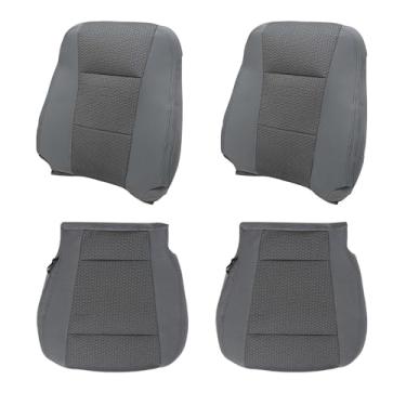 Imagem de NATEFEMIN Capa de substituição para assento inferior e superior do motorista de carro 4 peças para Ford F150 XLT 2015-2020