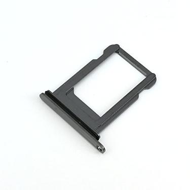 Imagem de E-Repair Suporte de bandeja de cartão SIM com anel de substituição à prova d'água de borracha para iPhone X (preto)
