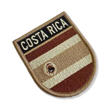 Imagem de BP0201E-004 Bandeira Costa Rica Patch Bordado 6,8x8,0cm - BR44