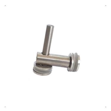 Imagem de Conector Aço Inox 304 90 V/V Para Guarda Corpo Corrimão Sacada Escovad