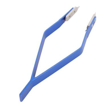 Imagem de Assista Spring Bar Plelier Tool, Tweezers de Metal Padrão Em Forma de V para Watch Band Pins Reparando Ferramenta de Acessório (Azul)