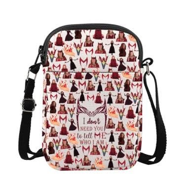 Imagem de G2TUP Bolsa tiracolo Witch Queen, presentes de filme de bruxa I Don't Need You To Tell Me Who I Am Bolsa de ombro para envelhecer em presentes, I Don't Need