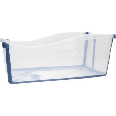 Imagem de Banheira Infantil Retratil Dobravel Portatil Azul Clingo