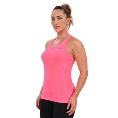 Imagem de Regata de Treino Feminina Under Armour HeatGear, Rosa, PP