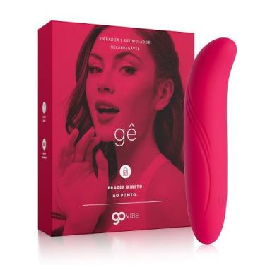 Imagem de Estimulador Ponto G Vibro Recarregável Go Vibe Gê Rosa - A SÓS