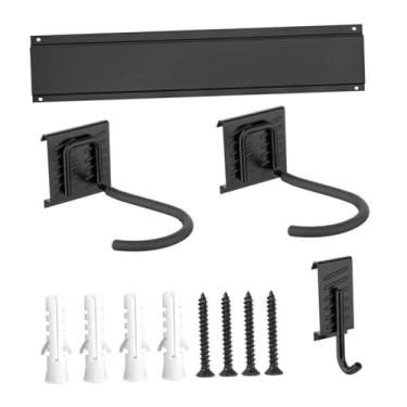 Imagem de Vaveren Rack de armazenamento de bicicleta, suporte para ganchos pendurados, montagem na parede, instalação fácil, resistente, organizador de ferramentas de