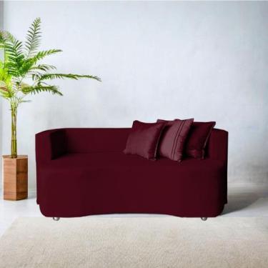 Imagem de Divã Recamier Luxo Decorativo Primor - B Home Decor , Bordo