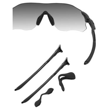 Imagem de HILEEN Óculos de sol pretos de substituição para óculos de sol Oakley EVZero Path Pitch Range Stride - Preto