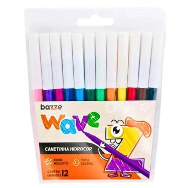Imagem de Canetinha Hidrocor Wave 12 Unid - Bazze